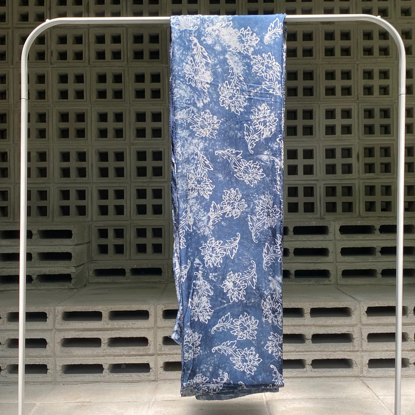 Mist Blue - Satin Silk