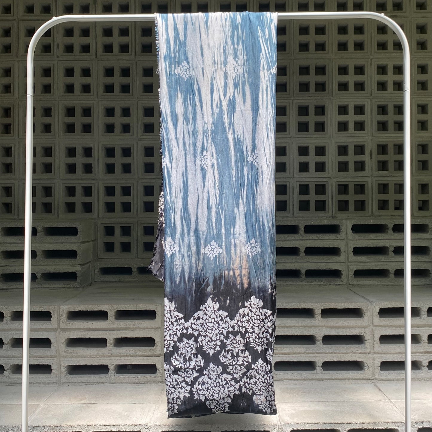 Stardust Blue - Satin Silk