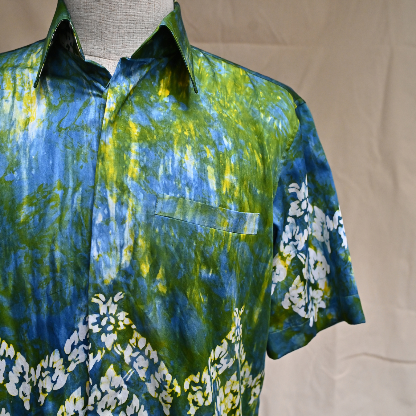 Teal-Green Ombre - Men's Bespoke Shirt