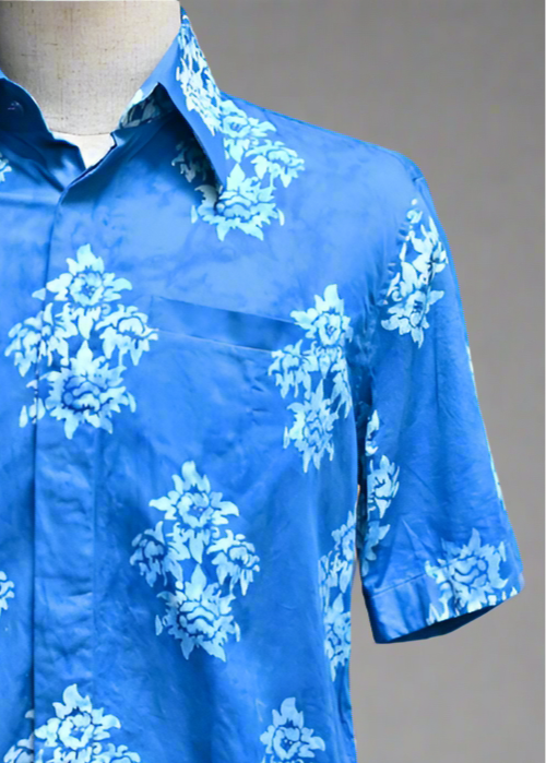 Crystal Blue - Men's Bespoke Shirt