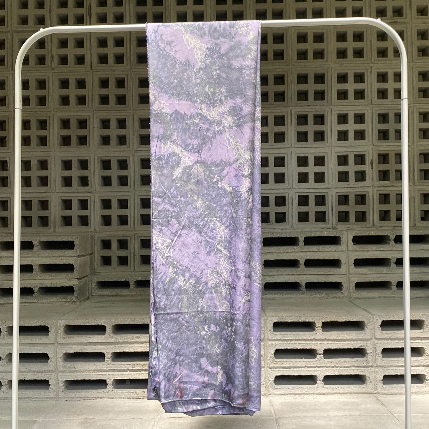 Lilac Grey - Satin Silk