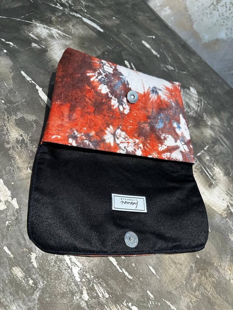 Tie-dyed Clutch