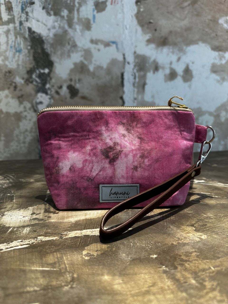 Wristlet & PVC Leather Handle