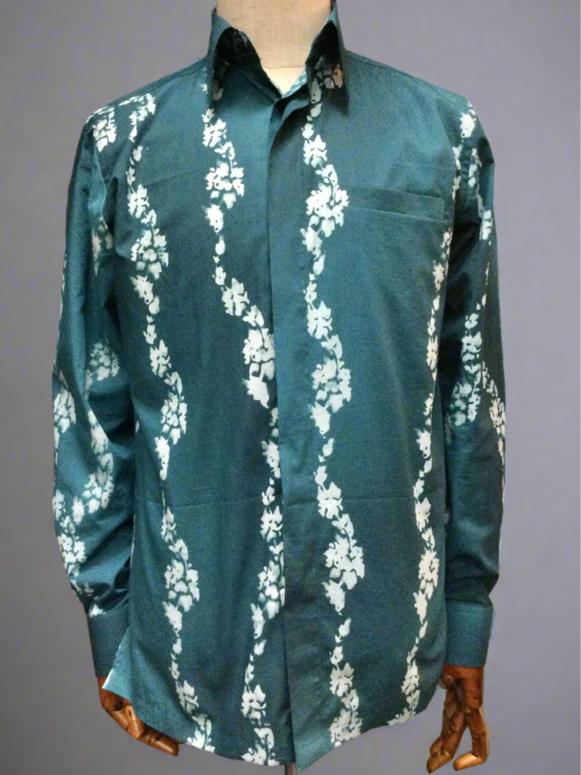Teal Blue - Men's Bespoke Shirt