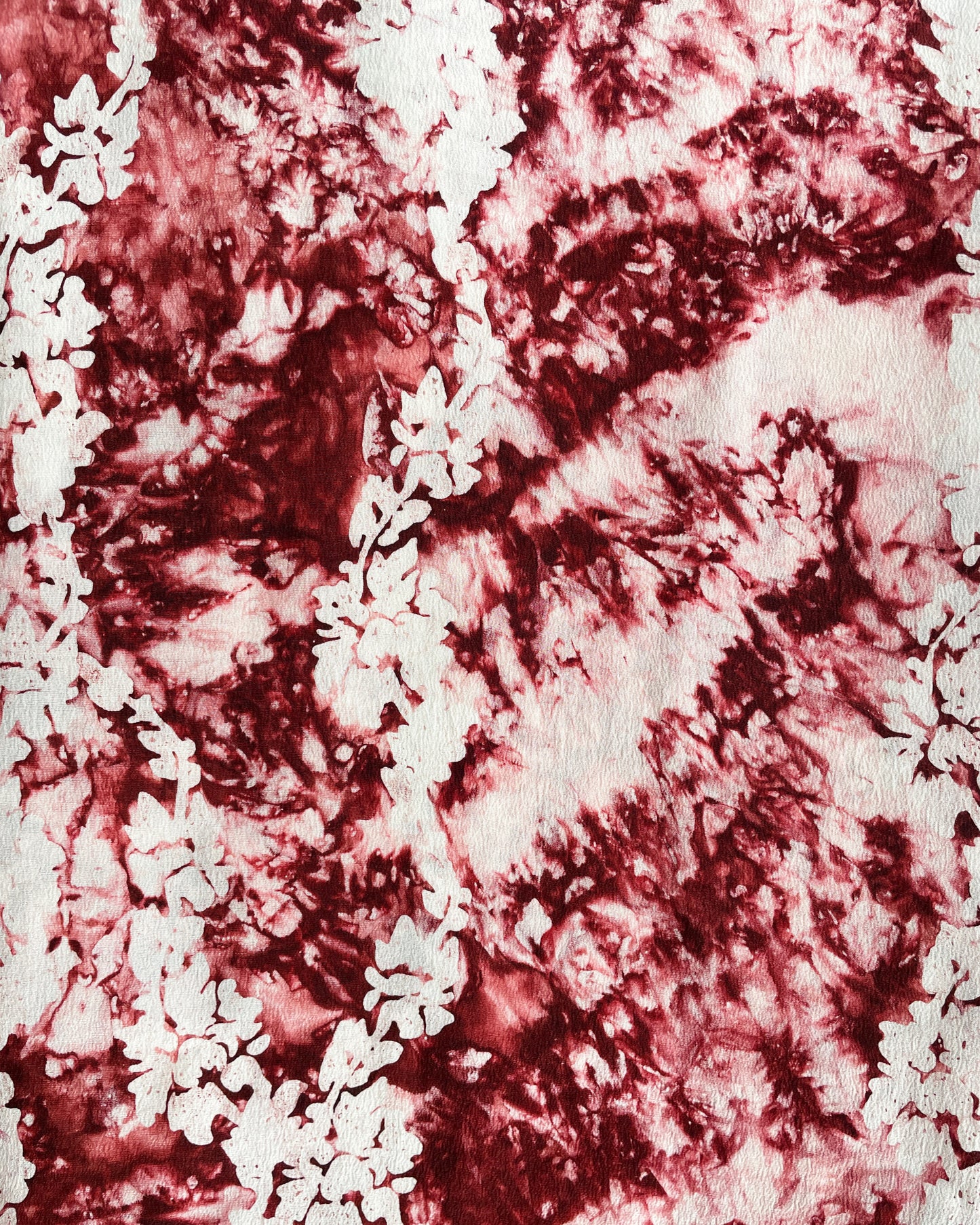 Crepe Silk - Blood Red