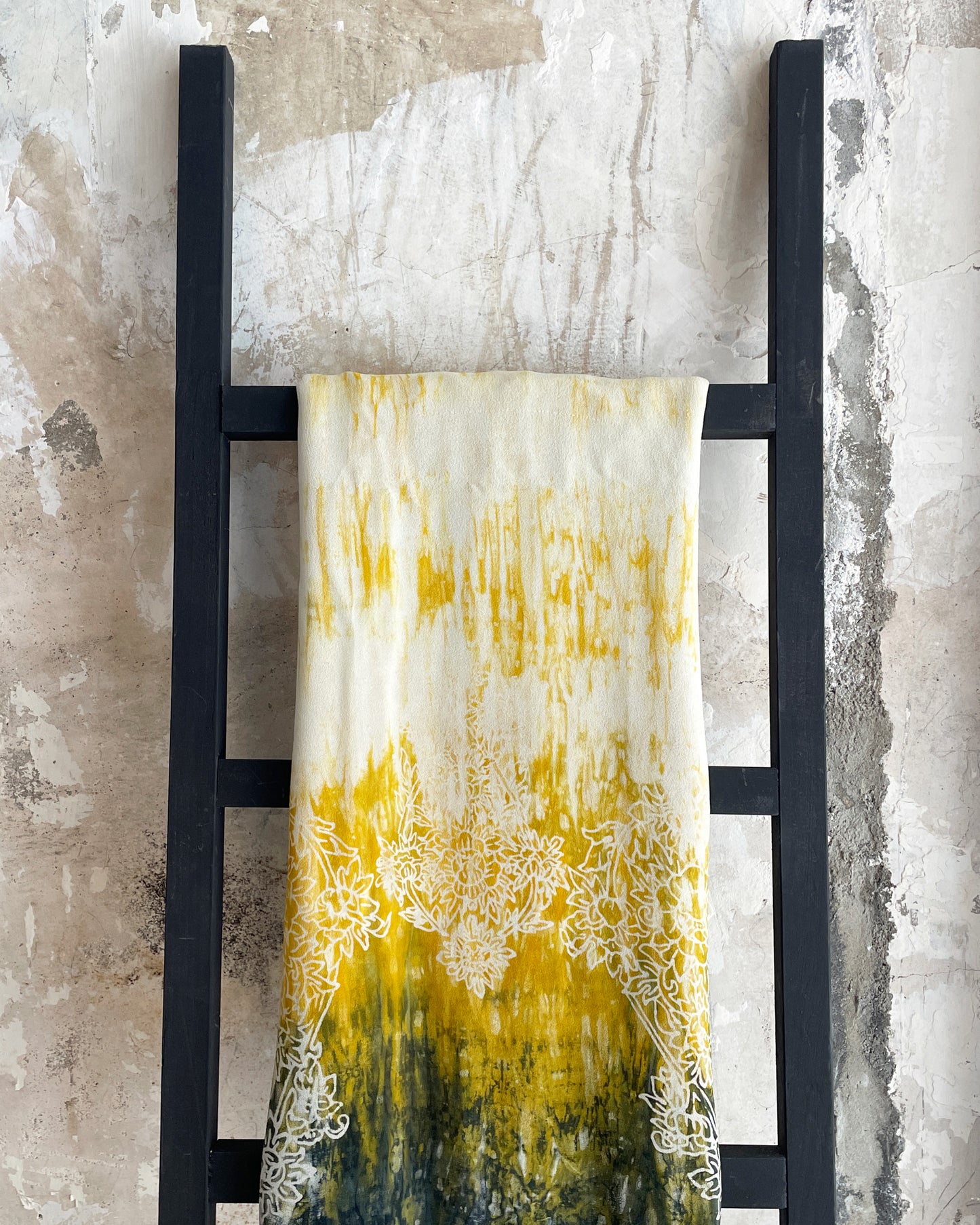 Crepe Silk - Moss Yellow