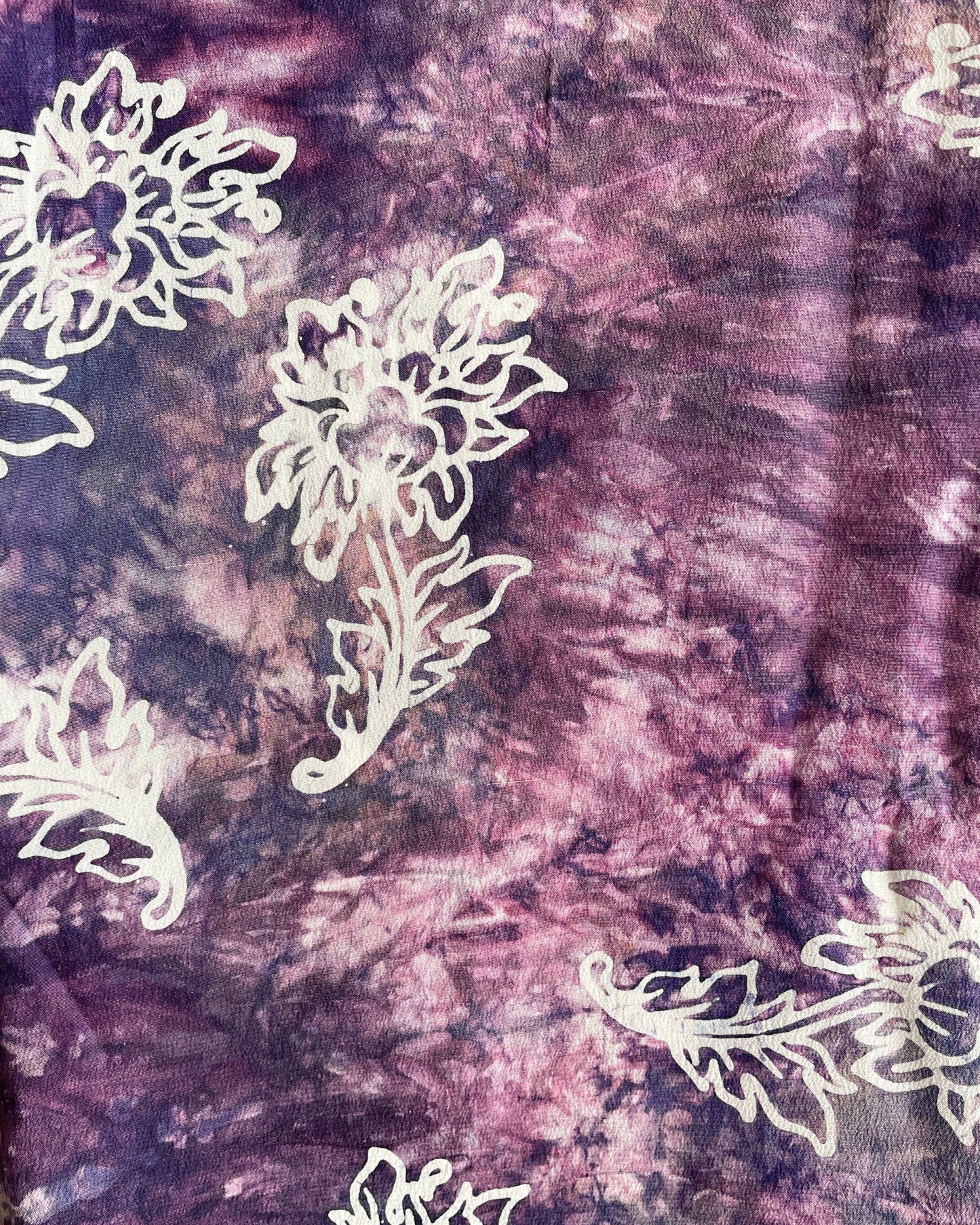 Crepe Silk - Purple Two Tones