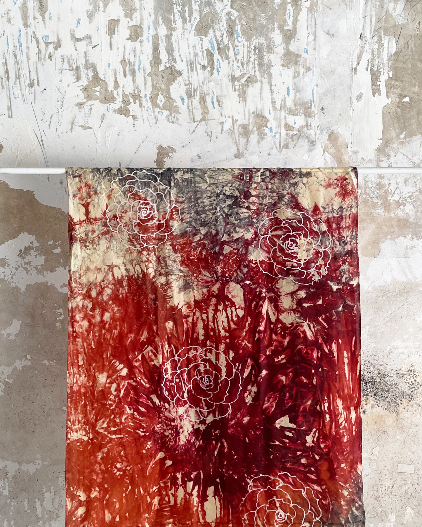 Shawl Blood Red