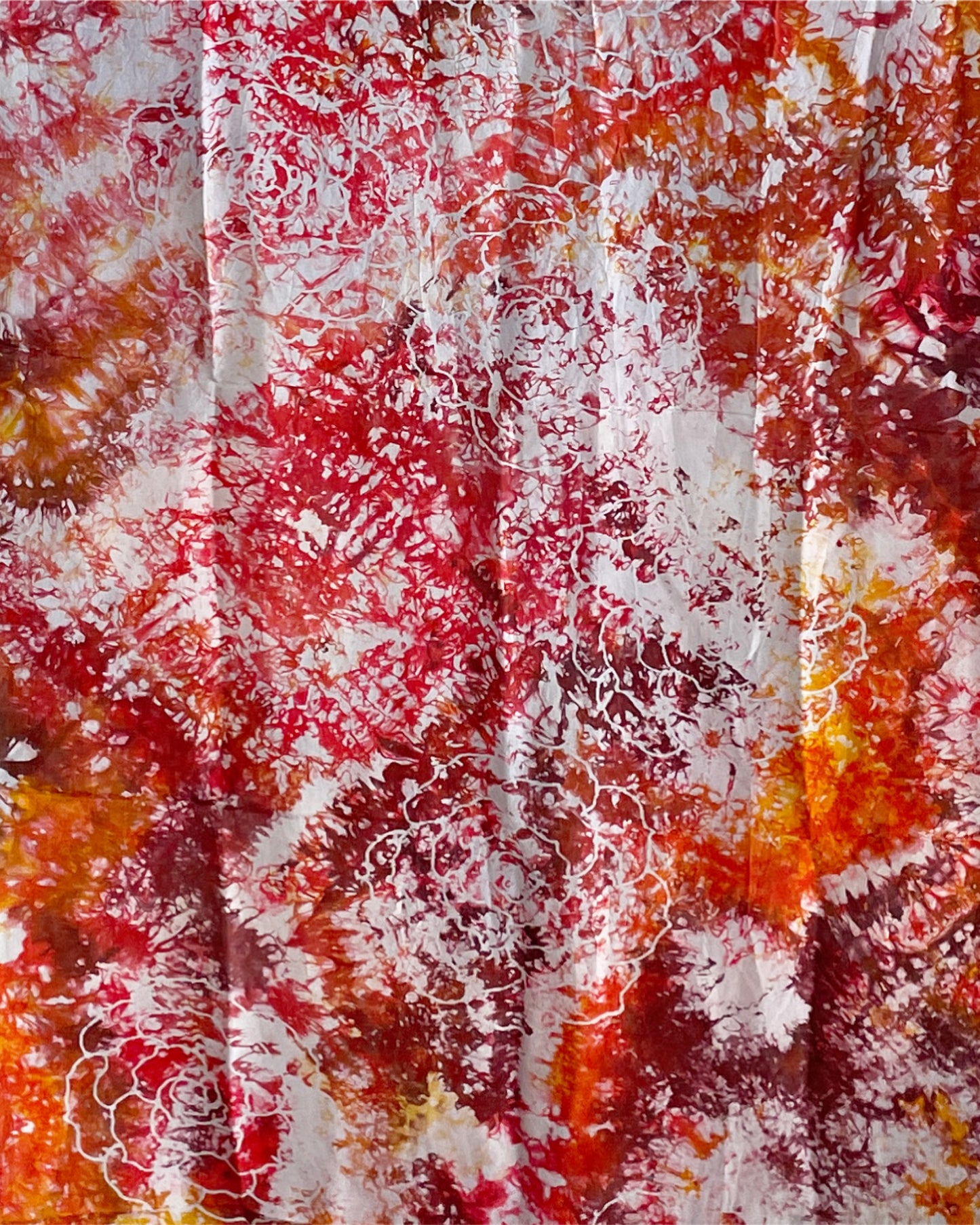 Shawl Orange Red