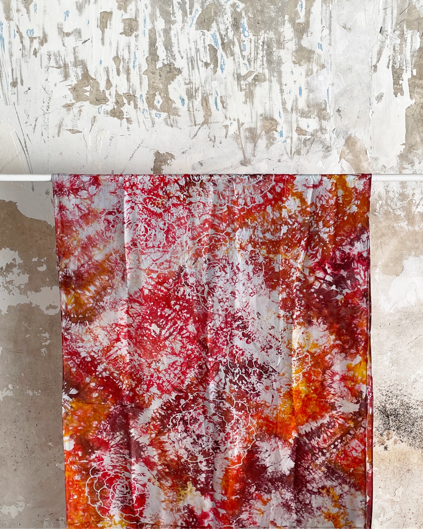 Shawl Orange Red