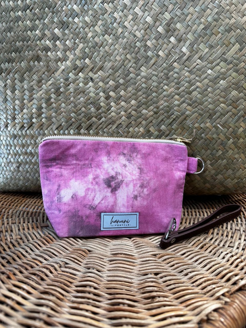 Wristlet & PVC Leather Handle