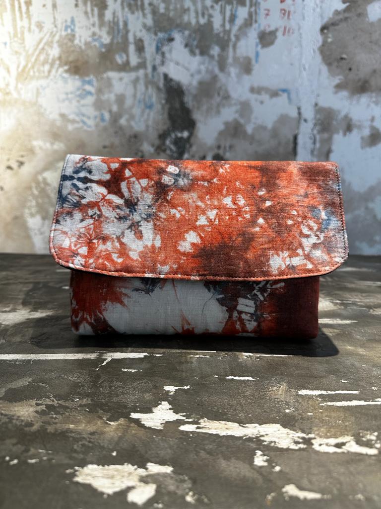 Tie-dyed Clutch