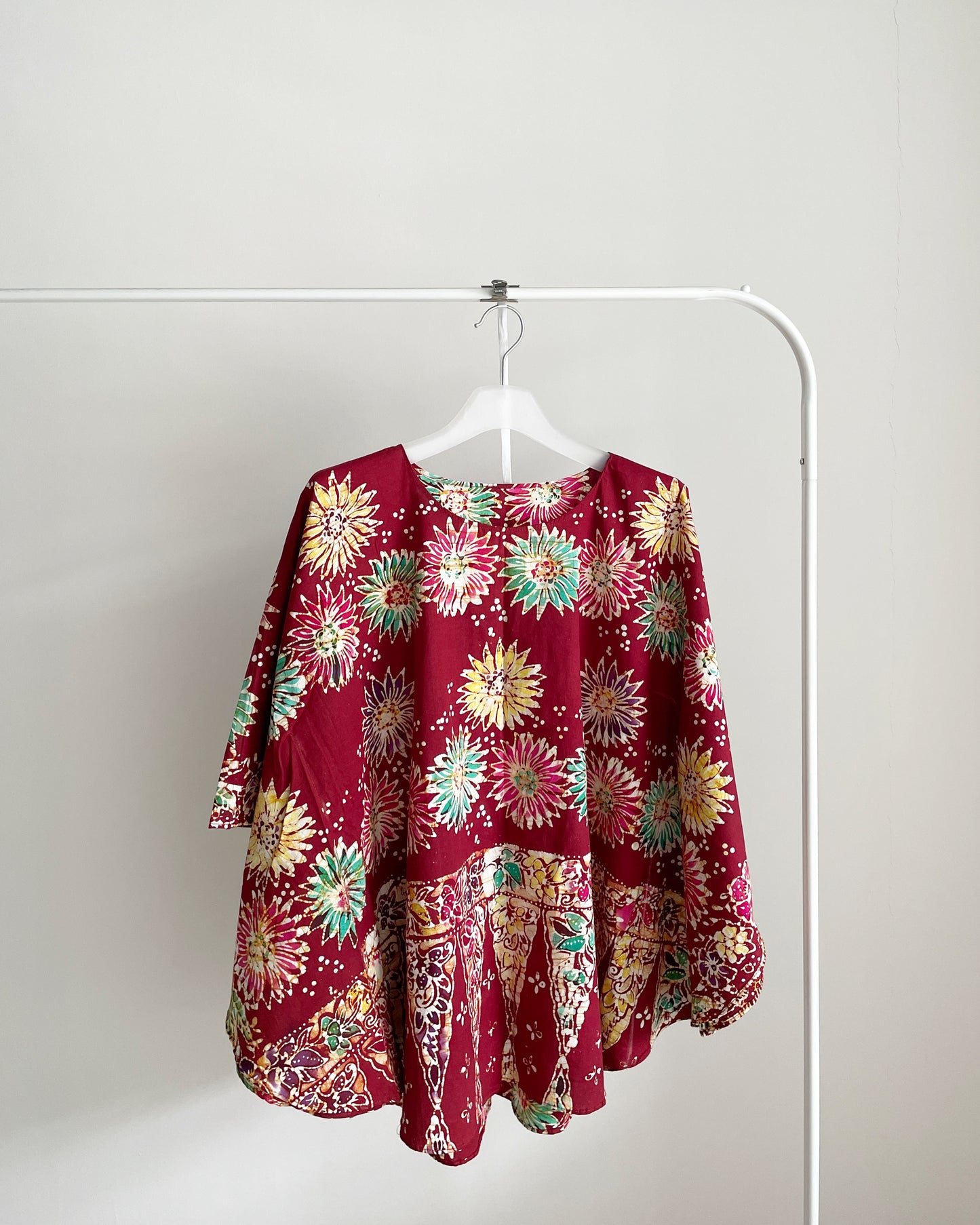 Kaftan Blouse Maroon