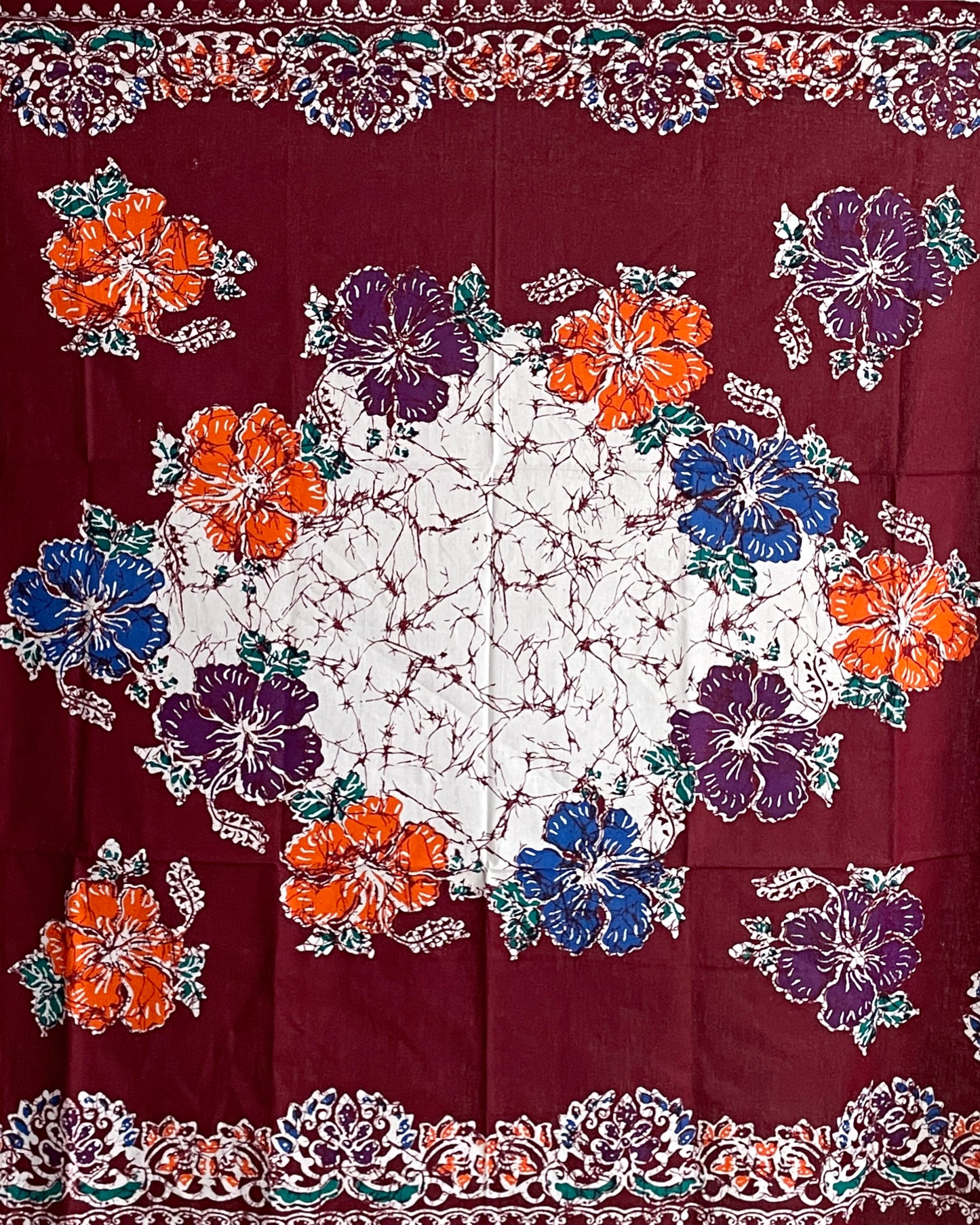 Square Table Cloth Maroon