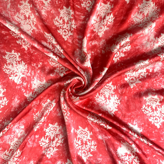 Jasper Red - Satin Silk