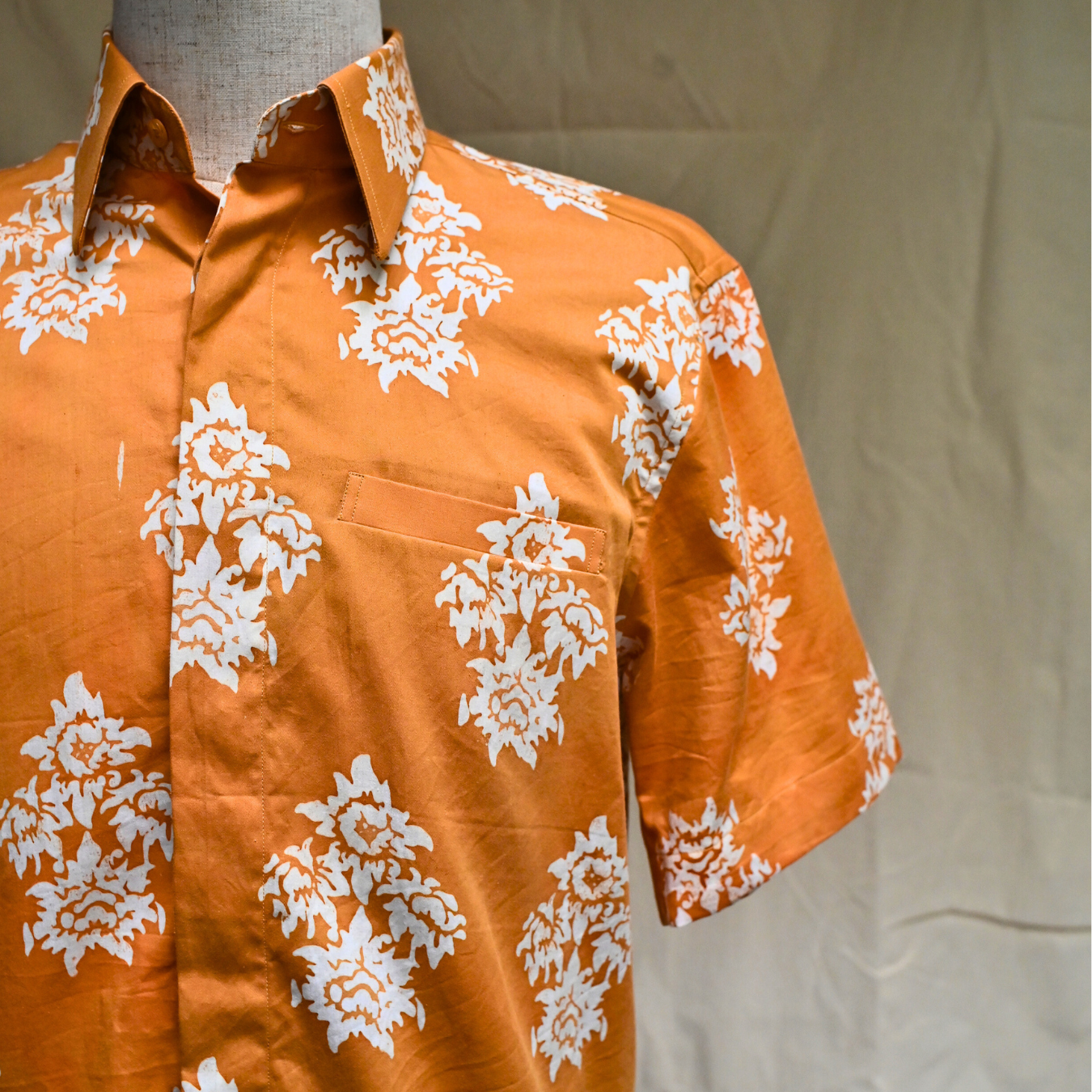 Tangerine - Men's Bespoke Shirt