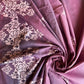 Cotton Satin - Purple-Fuschia Ombre